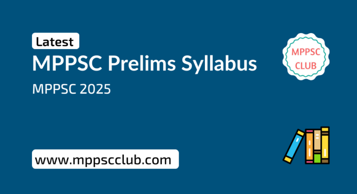 MPPSC Prelims Syllabus