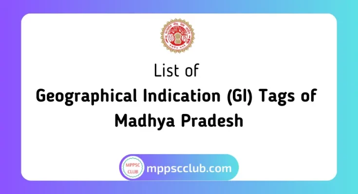 List of GI Tags of Madhya Pradesh